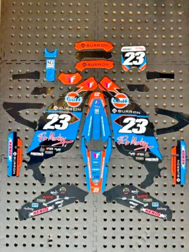 Surron Light Bee Gulf racing Porsche decal sticker kit