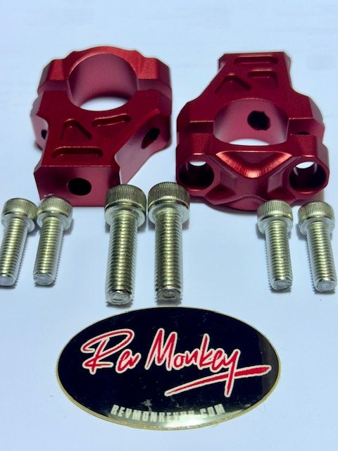 SURRON ULTRA BEE HANDLEBAR CLAMPS RED