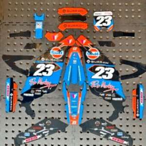 Surron Light Bee Gulf racing Porsche decal sticker kit