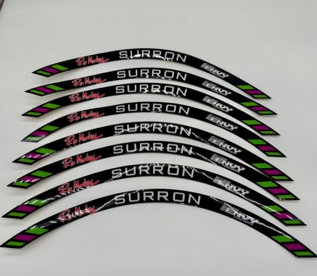 SURRON ULTRA BEE WHEEL RIM DECALS