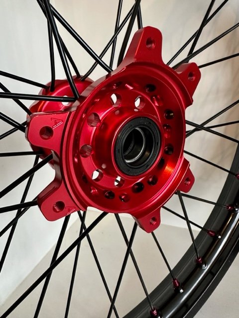SURRON ULTRA BEE 18 21 WHEEL SET RED BLACK BLUE GOLD