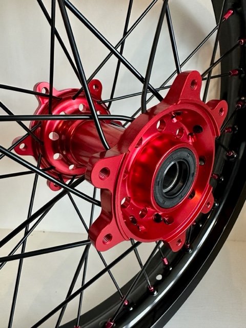 SURRON ULTRA BEE 18 21 WHEEL SET RED BLACK BLUE GOLD