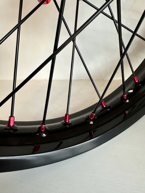 SURRON ULTRA BEE 18 21 WHEEL SET RED BLACK BLUE GOLD