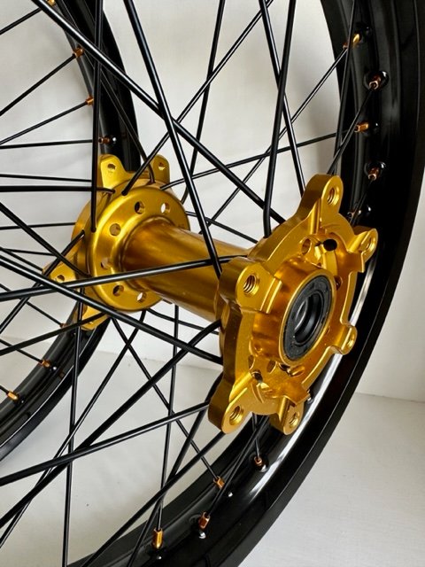 SURRON ULTRA BEE 18 21 WHEEL SET RED BLACK BLUE GOLD