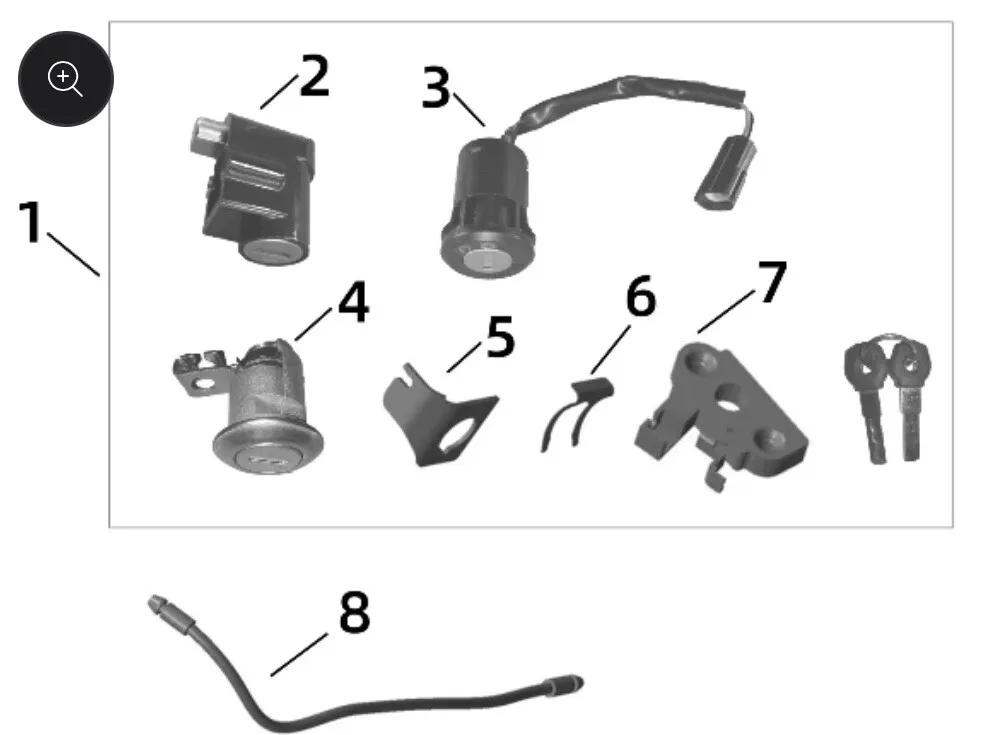 SURRON ULTRA BEE IGNITION LOCK SET