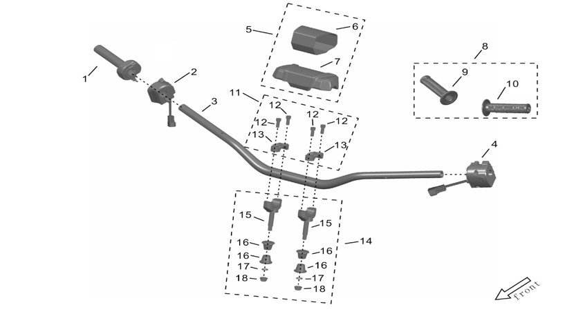 SURRON STORM BEE HANDLEBAR CLAMPS KIT